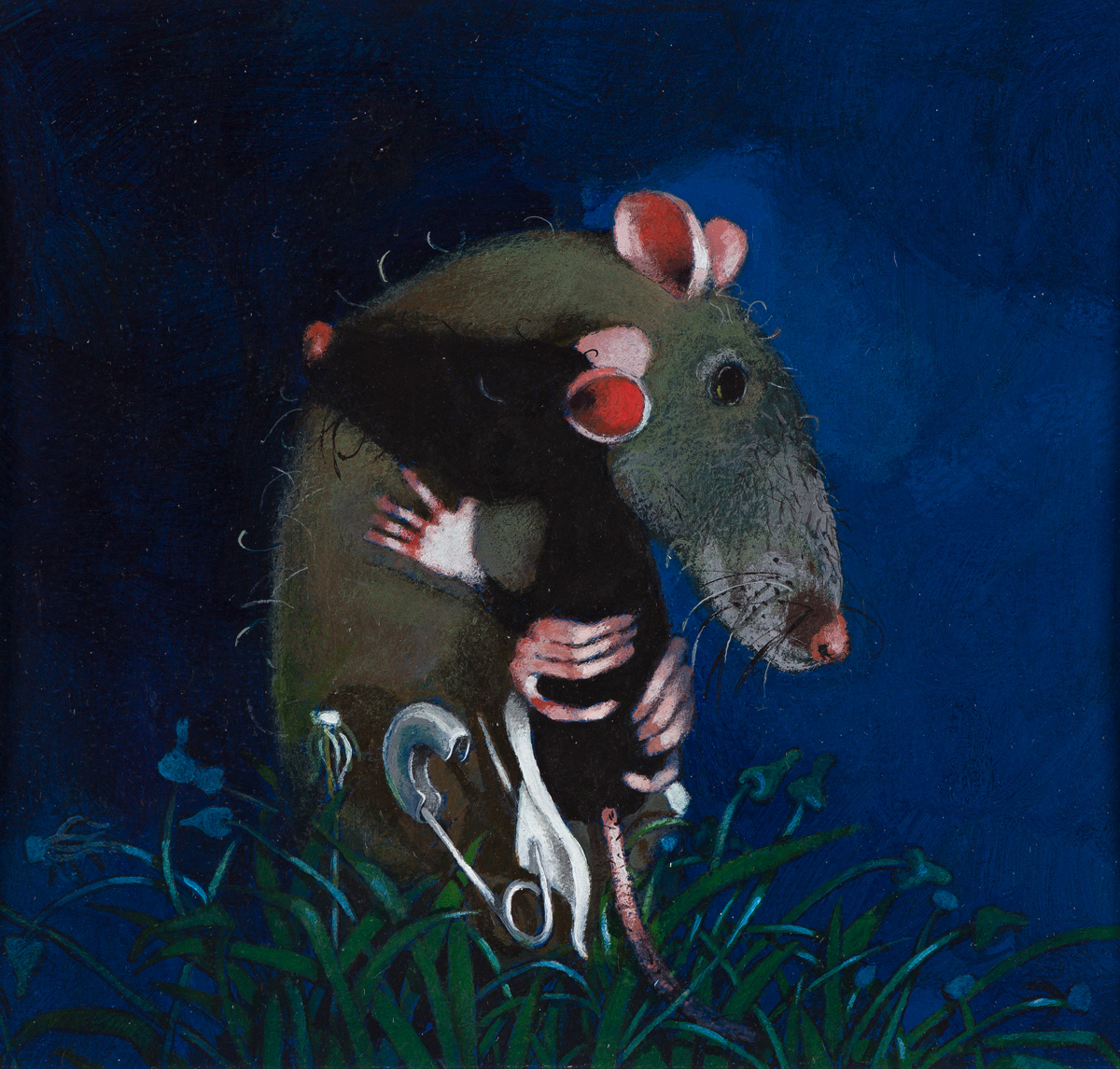 JOHN A. ROWE (1949- ) ...they just hugged and cuddled me and welcomed me home. [CHILDRENS / RAT]